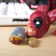 I felt bad about not photographic the half-mask face, so I left him the taco and burrito.